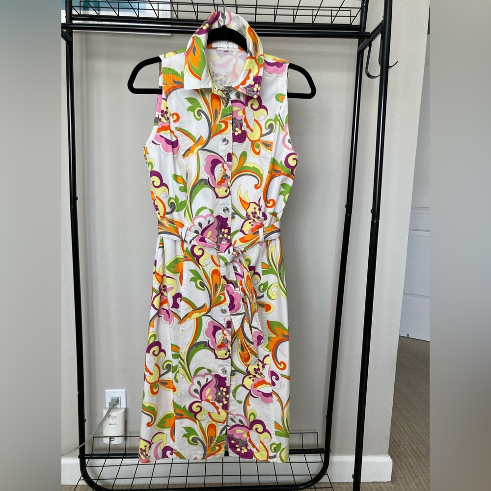 Escada shortsleeved Summer dress